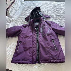 Cold weather efficient warm jacket